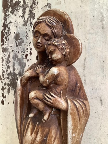 Vintage religious madonna - religious,
