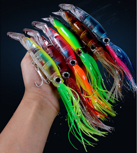 8pcs big squid fishing - 8pcs,