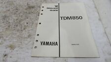 1992 Yamaha TDM850 OEM Service Guide Manual 90894-91303