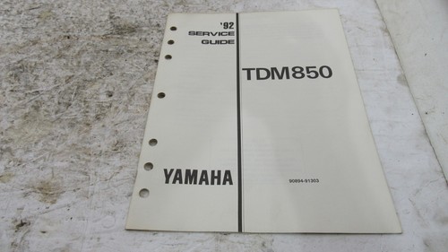 1992 yamaha tdm850 oem service - 1992,