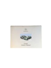 Mercedes E Class W210 Owner Manual 200 240 280 320 E55 AMG & 200 220 270 320 CDI