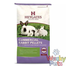 RABBIT FOOD Heygates Commercial Rabbit Pellets with Coccidiostat 20kg