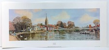Marlow, Buckinghamshire stunning painting print by artist Robin Davidson