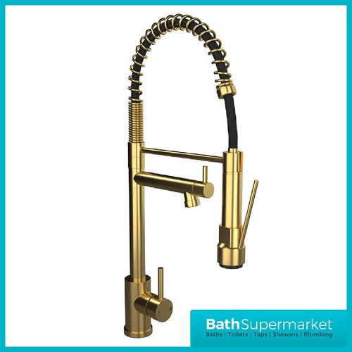 Modern gold kitchen mixer - modern,