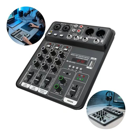 Channel audio mixer with 48v - 4,