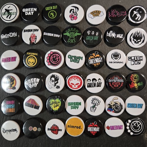 Punk rock button badges 42 - punk, x