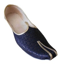 Jutties Shoes Indian Mojari Handmade Men Leather Khussa Wedding Punjabi UK 14.5