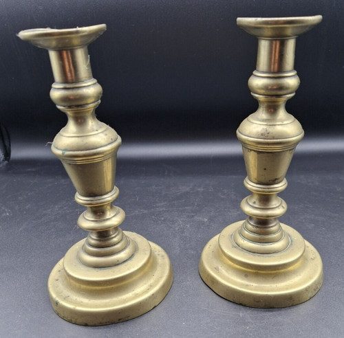 Georgian brass candle - brass,