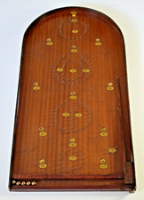 VINTAGE TABLE TOP BAGATELLE PINBALL GAME with BALLS c1950