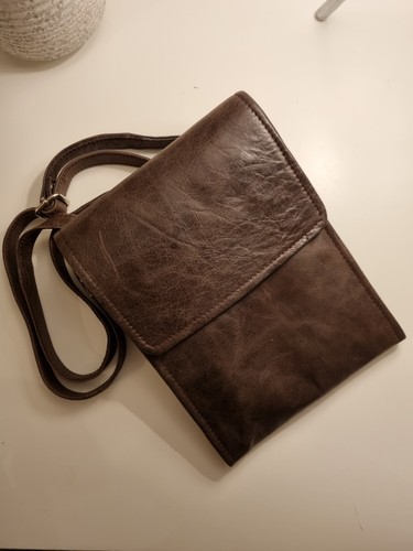 Vintage dark brown leather - vintage,