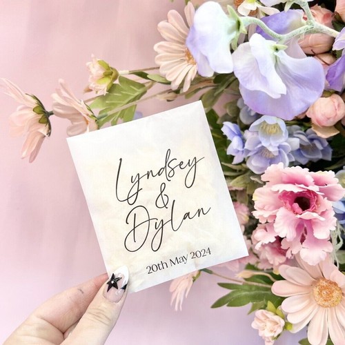 Personalised wedding confetti - personalised,