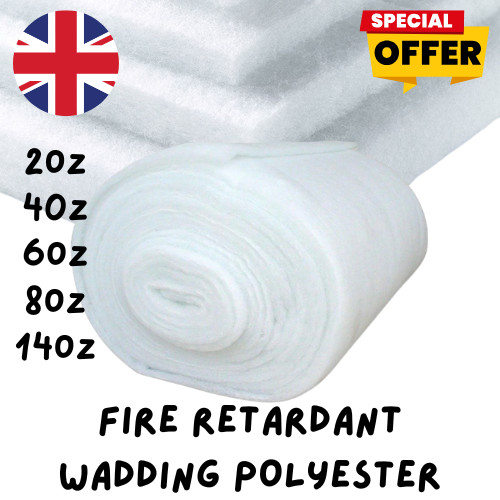 Polyester wadding 150cm - fr,