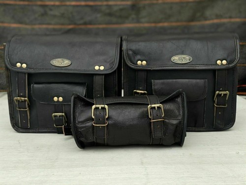 Motorcycle leather pouch - motorcycle,