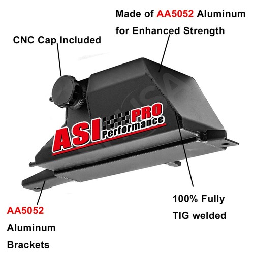 Black aluminium coolant - black,