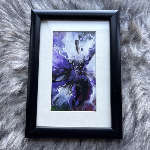 Small framed oil - framed,