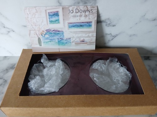 Downs handmade glass soap - jo,