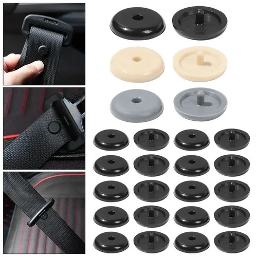 Car seat belt stopper button - car,
