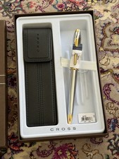 Cross Townsend Pen Gold Trim &