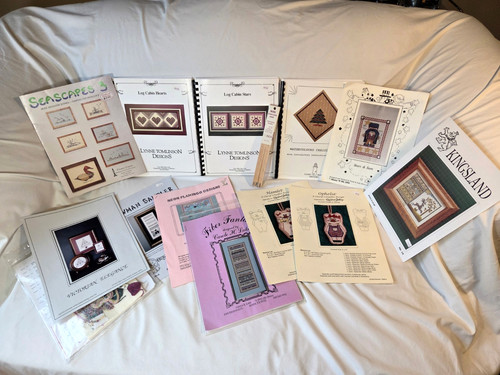 Lot needlework cross - 9,