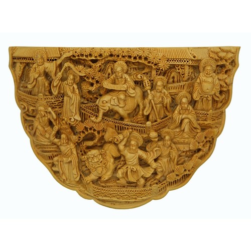 Quality carved bamboo - carved, birdcage