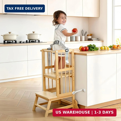 Toddler step stool kitchen - step,