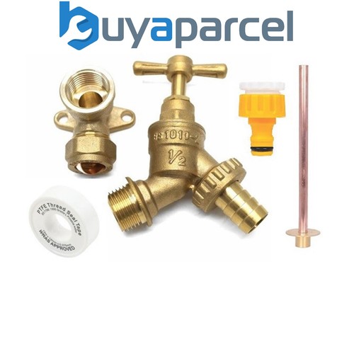Outside garden tap kit - garden, brass