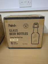 Glass Swing Top Beer Bottles 6