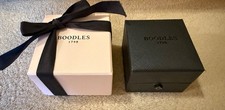 Boodles Ring Box (No Contents), Outer Cardboard Box & Ribbon