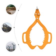 21" Log Skidding Lifting Tongs Log Lifter Dragging Tongs Timber Grab with Handle