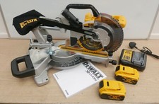 DeWalt DCS365P2 DCS365 18V 184mm XPS Crosscut Mitre Saw 2 x DCB184 5 ah kit