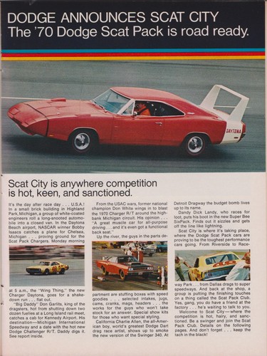 1970 dodge scat pack - dodge,