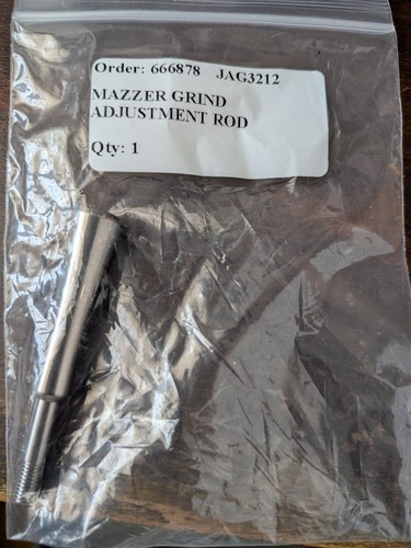 Mazzer grinder adjustment rod - adjustment,