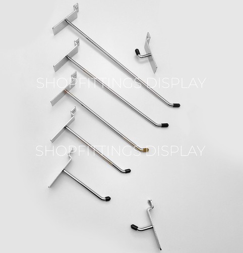 100x slatwall hooks single - hooks,