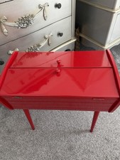 Vintage Red Gloss Sewing/