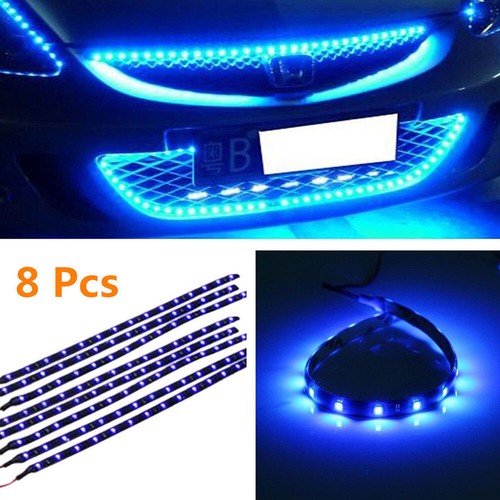 8pcs 12v blue - 12v, led
