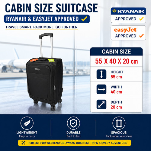 Ryanair fits 55x40x20 - 55x40x20, cabin