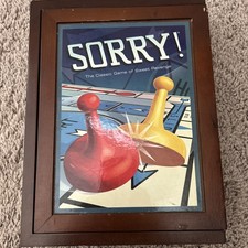 VTG 2009 Sorry Game Wooden Box