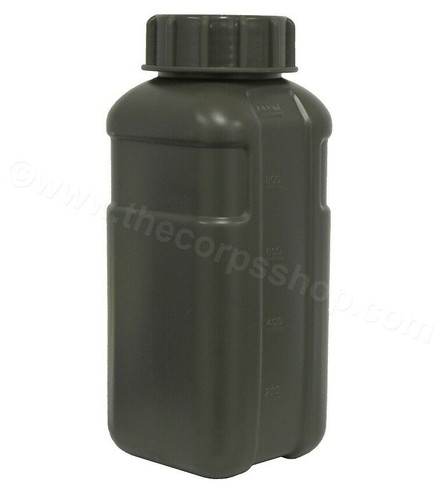 Square army water bottle - 1l,
