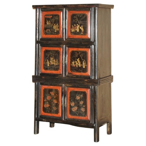 Lacquered antique chinese - lacquered,