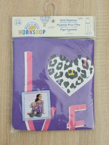 Build bear girls s - bear, pj's