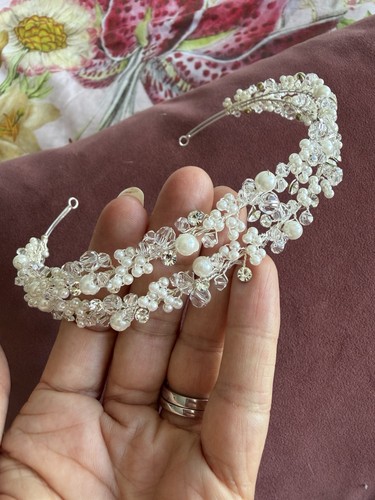 Wedding pearl crystal double - &,