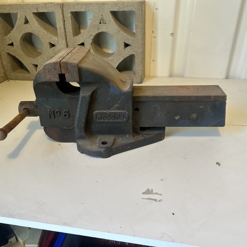 Record bench vice - vice, cast