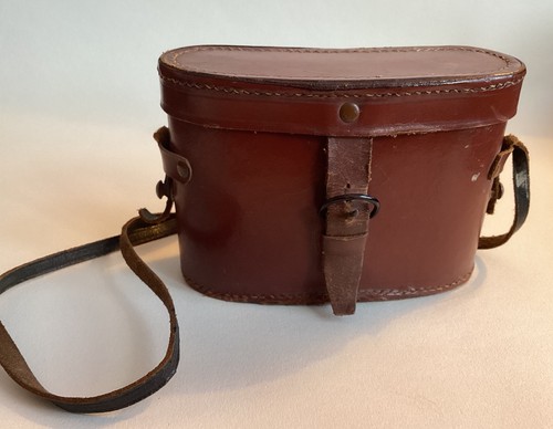 Vintage hand sewn leather hard - leather,
