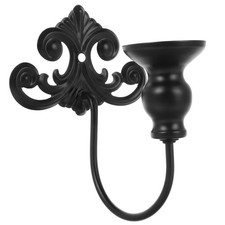  Wrought Iron Wall Candle Holder Retro Candlestick Home Decorative Accessories