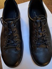 Ecco Ladies Black Lace-up