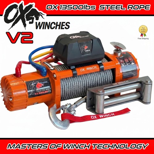 Electric winch 13500lb - 13500lb, 12v