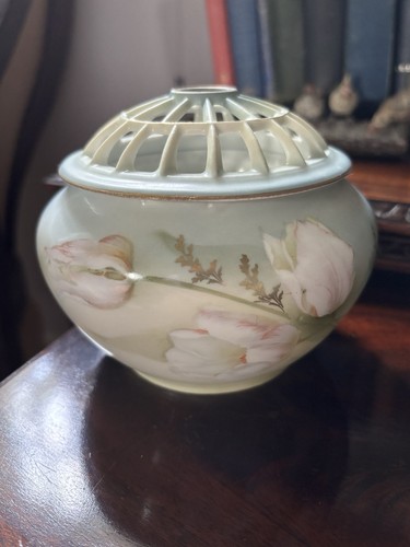 Vintage porcelain flower frog - vintage,