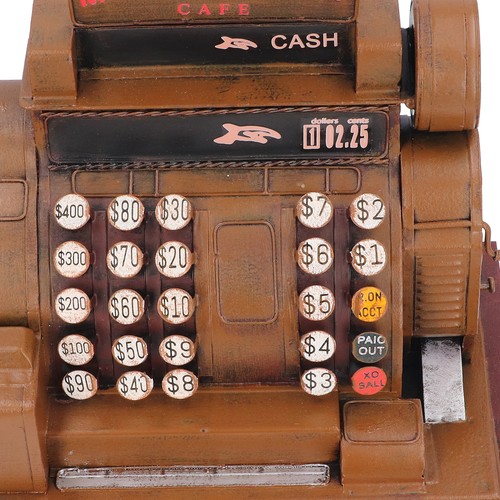 Retro cash register - cash, model