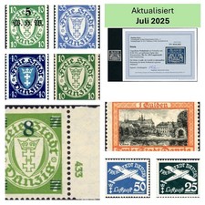 Gdansk Stamps MNH Michel 151-308 Fischer 145-306 ** Mint MNH Selection