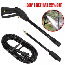 M14 High Pressure Power Washer Spray Gun Jet Lance Trigger Wash Wand 8M Hose kit